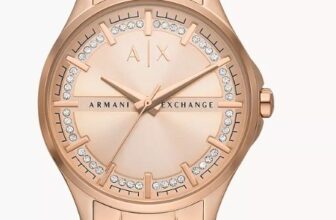 Armani-Exchange-Uhr-3-Zeiger-Werk-Edelstahl-roségoldfarben-AX5264-Watch-Station