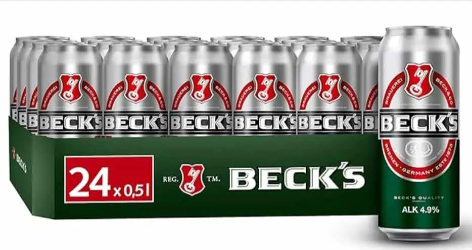 BECK’S Pils Dosenbier, EINWEG (24 x 0.5 l) ab 14,39 €  statt 26,16 €