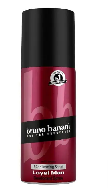 Bruno Banani Fragrance Loyal Man Deo Bodyspray, Körperspray 150 ml (1er Pack) ab 2,04 € inkl. Prime-Versand (statt 3,25 €)