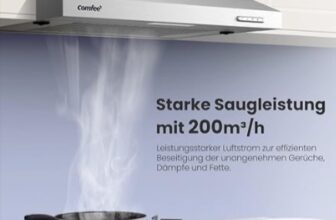COMFEE‘ Unterbau Dunstabzugshaube mit Edelstahl für 47,15€ inkl. Prime (statt 79€)
