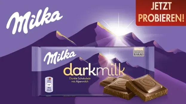 Cashback beim Kauf von Milka Darkmilk Tafeln