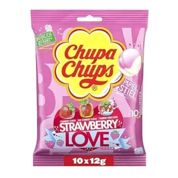 Chupa Chups Strawberry Lover Lutscher-Beutel