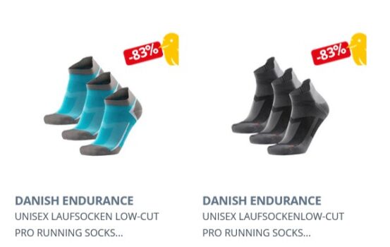 DANISH ENDURANCE Kurze Fahrradsocken