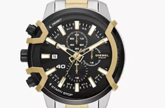 Diesel-Uhr-Griffed-Chronograph-Edelstahl-Bicolor-DZ4577-Watch-Station