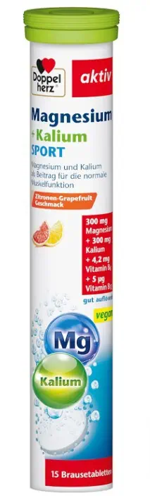 Doppelherz Magnesium + Kalium SPORT ab 1,79 € inkl. Prime-Versand (statt 2,95 €)