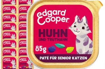 Edgard-Cooper-Nassfutter-für-Senior-Katzen-Truthahn-85g-x-16-Getreidefrei-voll-von-frischem-Fleisch-