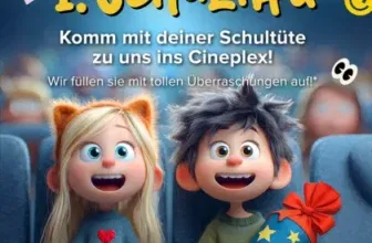 Cineplex Einschulungsaktion 2025: Kostenlose Schultütenfüllung