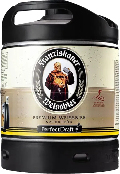 Franziskaner Weissbier Hefeweizen Bier Perfect Draft 6L