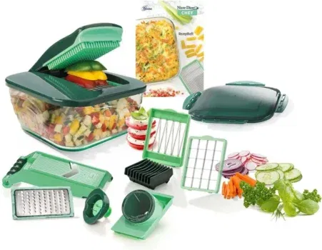 Genius Nicer Dicer Chef (15 teilig) Gemüseschneider