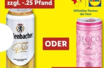 Gratis Perlenbacher Premium Pils oder Allini Secco Fritzante