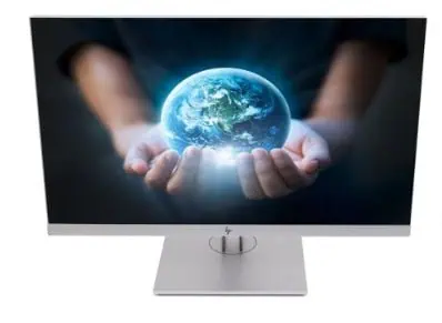 HP EliteDisplay E243 24 Zoll Pivot Monitor Silber- mit USB 3.0 Hub HDMI DisplayPort VGA [refurbished]