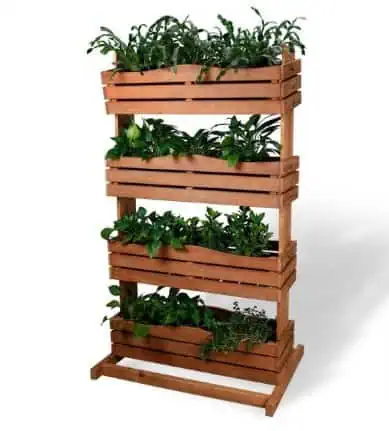 POWERTEC GARDEN Hochbeet – 4-Stufig Ca. 85,5 x 60 x 145 cm für 61,94 € inkl. Versand
