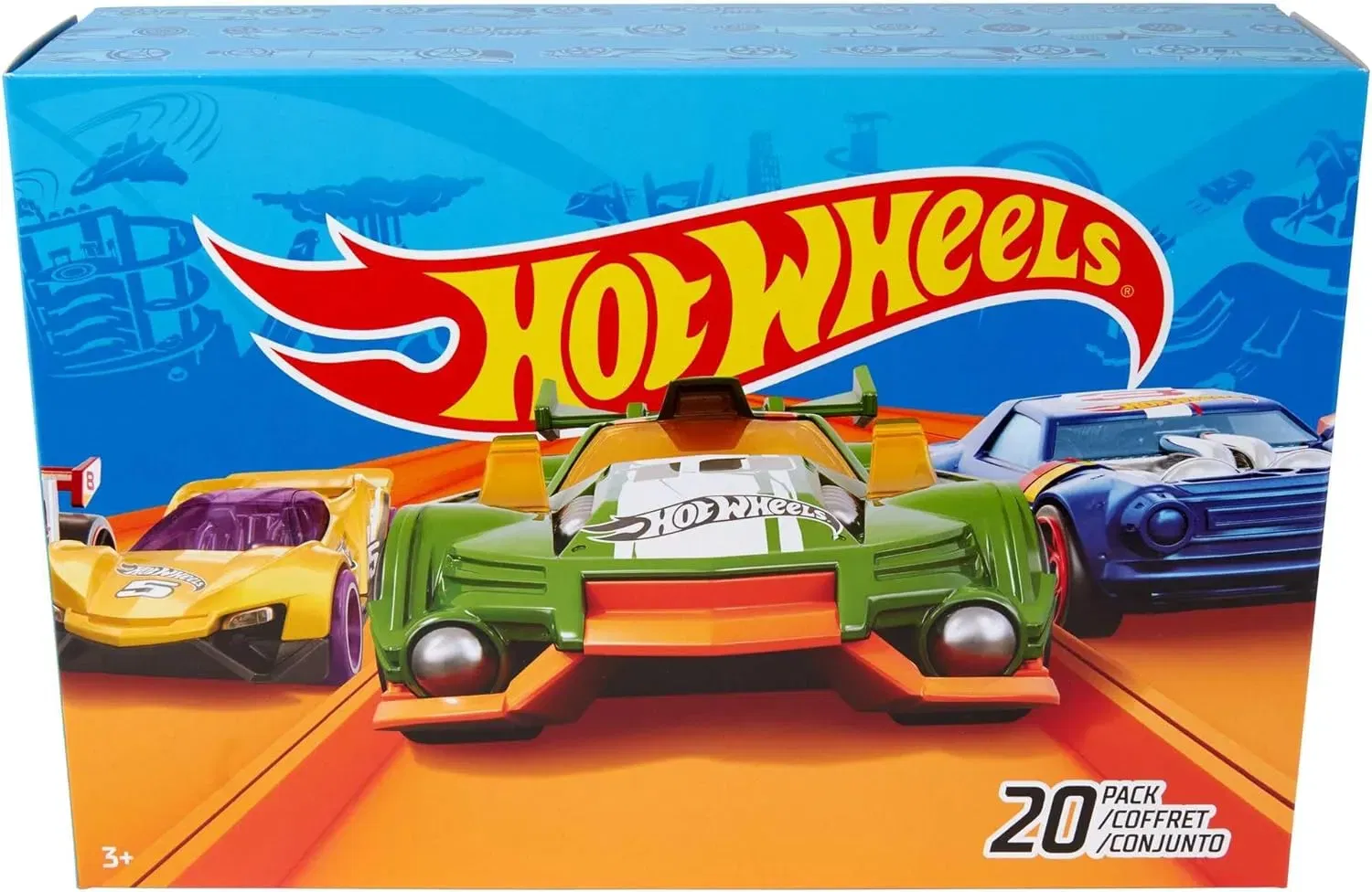 Hot Wheels Autos Set, 20er Pack, Verschiedene Modelle von Spielzeugautos (Maßstab 1:64) für 22,48 € inkl. Prime-Versand (statt 35,99 €)