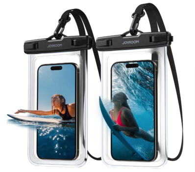 JOYROOM 2024 Upgraded wasserdichte Handyhülle 2 Stück Unterwasser Handytasche IPX8 Wasserfeste Handy