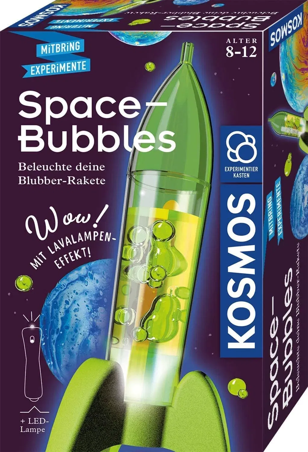 KOSMOS 657789 Space Bubbles – Mini Raketen-Lavalampe selbst Machen für 7,49 € inkl. Prime-Versand