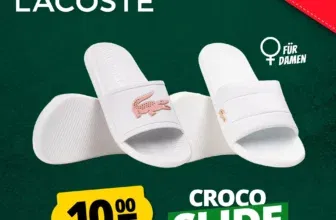 Lacoste Croco Slide Damen Badelatschen