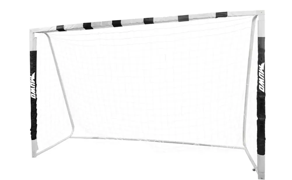 ⚽ 🥅 MUWO großes Fußballtor aus Stahl  (3 x 2 m, schwarz/weiß) für 64,20 € inkl. Versand