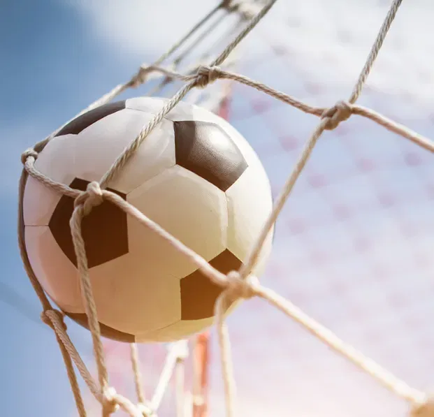 Schnäppchen, Deals Und Rabattcodes Des Tages - Großes Fußballtor Aus Stahl In Schwarz-Weiß