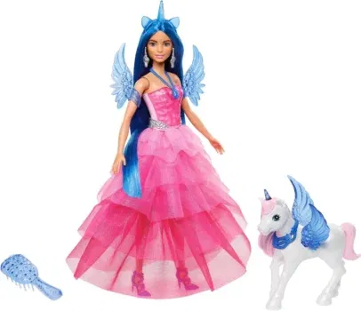 Mattel BARBIE Ein verborgener Zauber - Puppe mit Einhorn