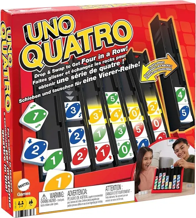 Mattel Games Uno Quatro Hpf82