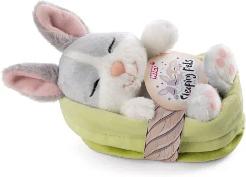 NICI Kuscheltier Hase grau 12 cm