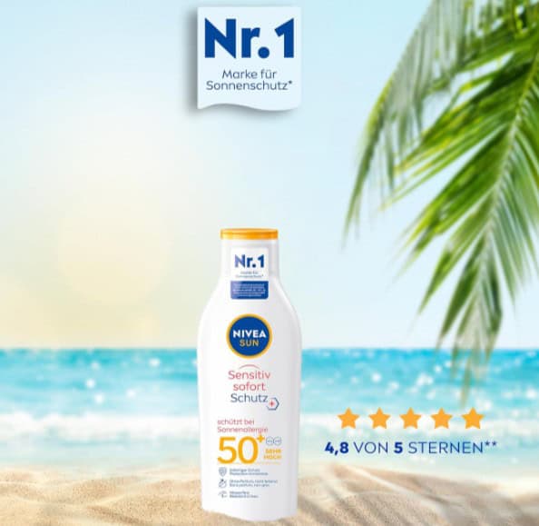 Nivea-Sun-Sensitiv-Sofortschutz-Sonnenlotion-Lsf-50-200-Ml-Sonnencreme-Mit-Lsf-50-Für-Empfindliche-Haut-Wasserfester-Parfümfreier-Sonnenschutz-Bei-Sonnenallergie-Amazon-De-Kosmetik