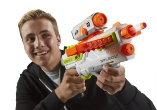 Nerf-Nerf-N-Strike-Elite-Modulus-BattleScout-ICS-10-Nerf-Gun-weiß-orange-Frustfreie-Verpackung