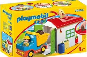 PLAYMOBIL 1.2.3 70184 LKW mit Sortiergarage