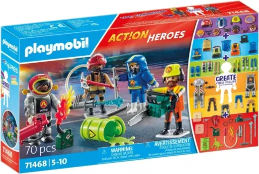 PLAYMOBIL Action Heroes 71468 My Figures Feuerwehr