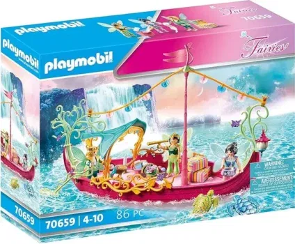 PLAYMOBIL Fairies 70659 Romantisches Feenboot