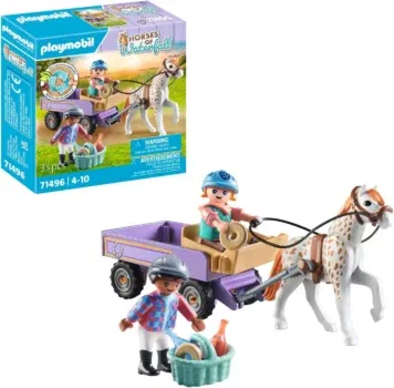 PLAYMOBIL Horses of Waterfall 71496 Ponykutsche