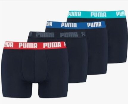 PUMA-Herren-Boxershorts-Shorts-Unterhosen-Everyday-Boxer-4er-Pack-Wäschegröße-S-Artikel-006-Peacoat-Combo-Amazon-de-Fashion