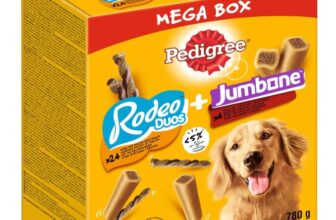 Pedigree-Hundesnacks-Mixpack-mit-Rodeo-Duos-Huhn-Bacon-24-Stück-und-Riesenknochen-Rind-Geflügel-4-Stück-780g-Amazon-de-Haustier