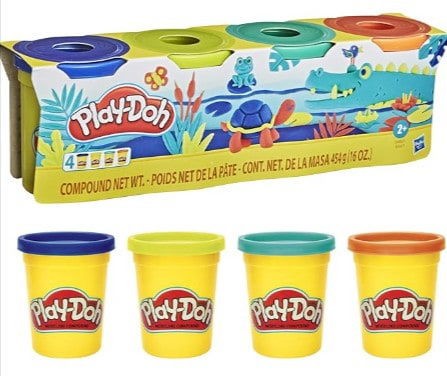 4Er Pack Play-Doh Knete