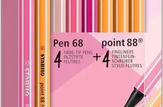 Premium-Filzstifte & Fineliner - STABILO Pen 68 & STABILO point 88 - Shades of Pink - 8er Pack