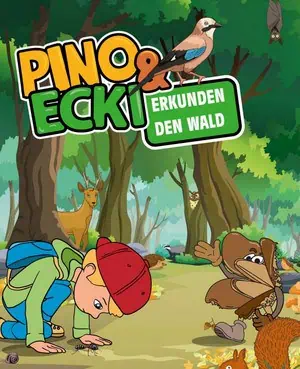 Gratis Comic Kinderbuch – Pino und Ecki erkunden den Wald  🌲📚