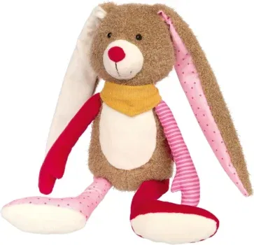 SIGIKID 42850 Stofftier Hase Patchwork Sweety Kuscheltier