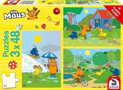 Schmidt Spiele (56213) Viel Spaß mit der Maus Kinderpuzzle