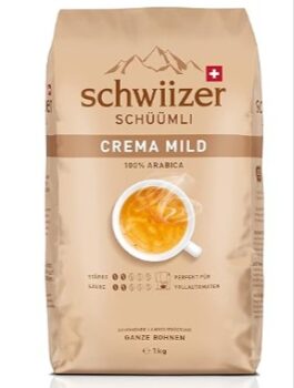 Schwiizer-Schüümli-Mild-Medium-Roast-Ganze-Kaffeebohnen-1kg-Intensität-1-5-UTZ-zertifiziert