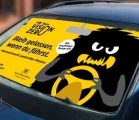 Gratis Sonnenblende „Landstraßen-Monster“ 😎