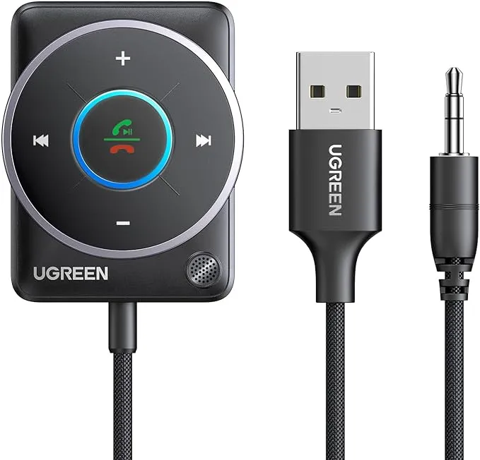 Ugreen Aux Bluetooth 5.4 Adapter Auto Bluetooth