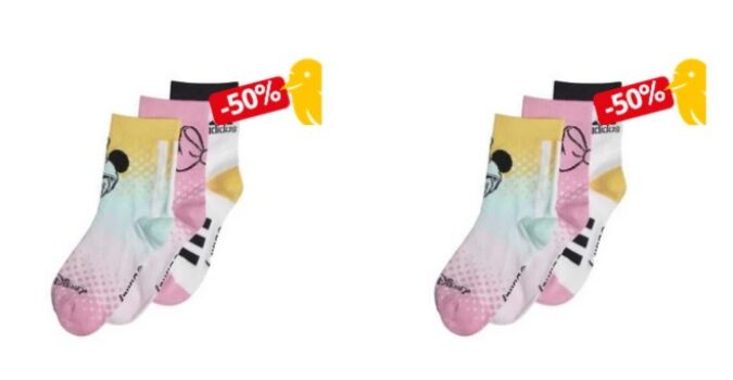 adidas x Disney Minnie Maus Kids Socken 3 Paar