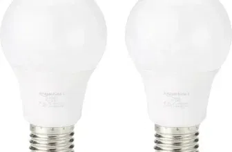 2 x Amazon Basics LED-Leuchtmittel E27 (8 W = 60 W), Warmweiß für 4,00 € inkl. Prime-Versand