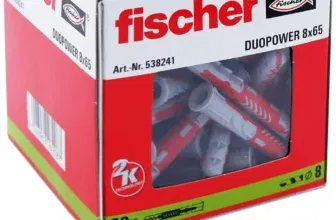 fischer DuoPower-FH, Gray, Ohne Schraube für 8,76 € inkl. Prime-Versand