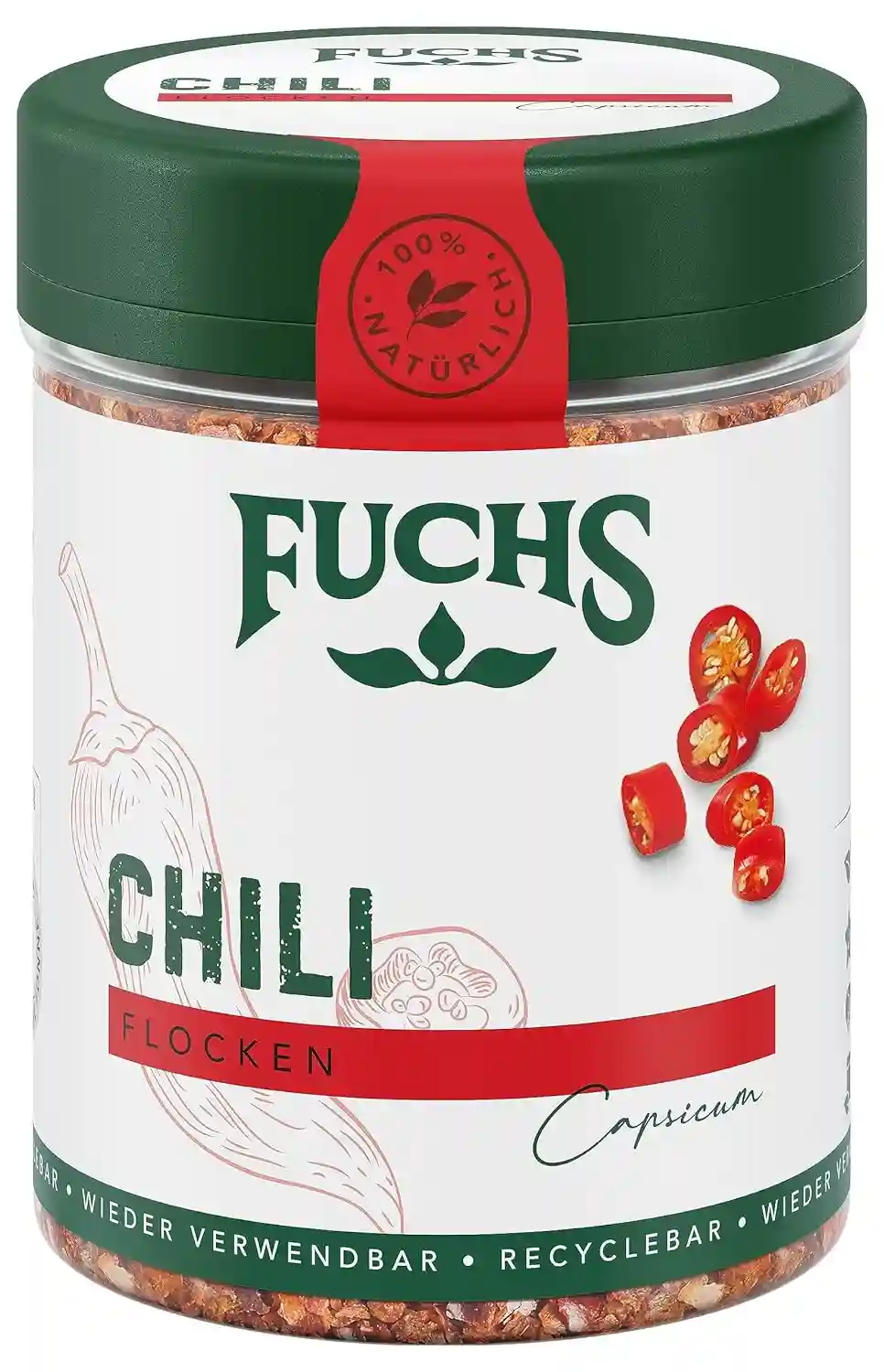 Fuchs Chili Flocken 50g ab 3,39 € inkl. Prime-Versand 🌶️
