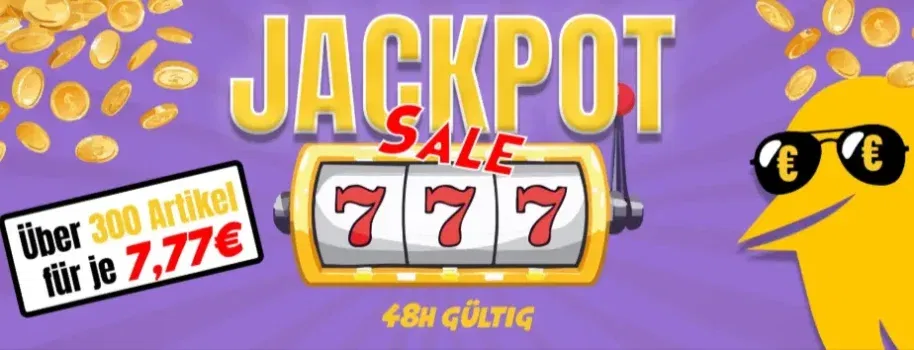 Picksport Jackpot Sale: Über 200 Artikel für je 7,77 € zzgl. Versand + 5,5 % Extra-Rabatt mit dem Newsletter