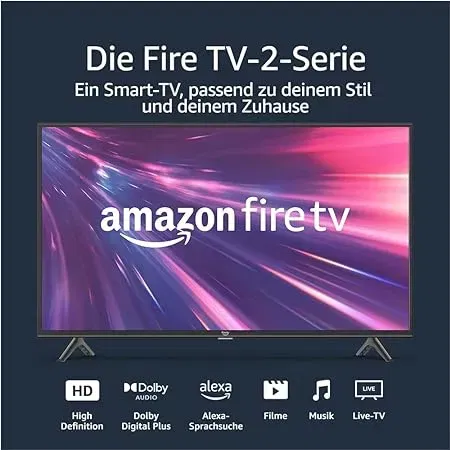 Amazon Fire Tv 2-Serie Hd-Smart-Tv Mit 32 Zoll