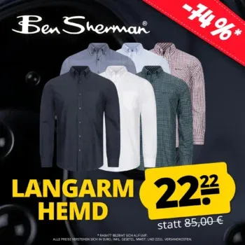 Ben Sherman Herren Hemden