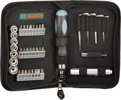 Bosch Mixed Bit-Set 38-tlg. mit Handschraubendreher und Tasche