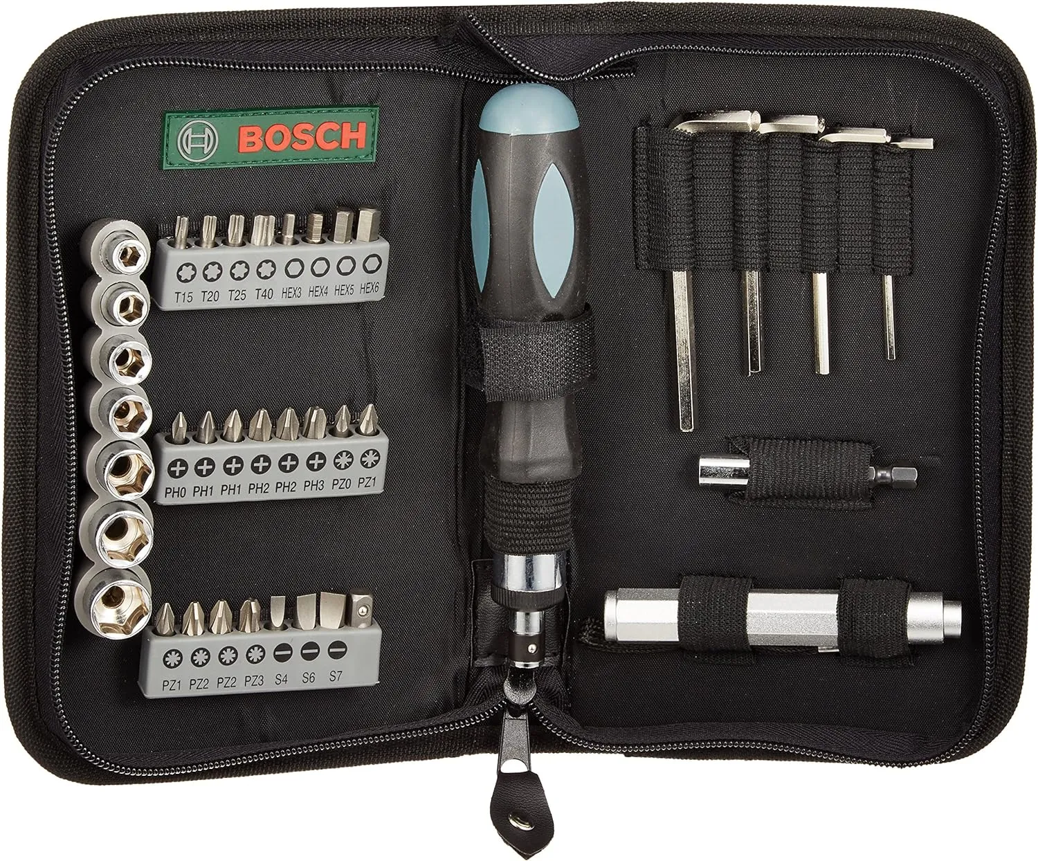 Bosch Mixed Bit-Set 38-Tlg. Mit Handschraubendreher Und Tasche